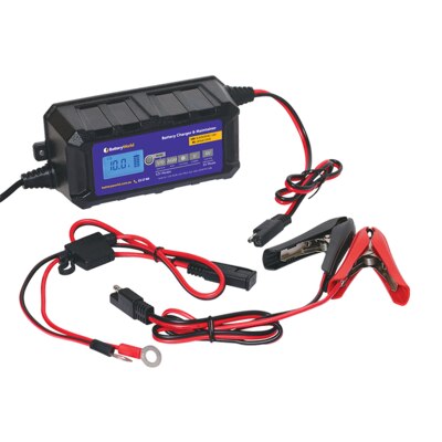 Intelligent charger for 6V and 12V vehicle batteries