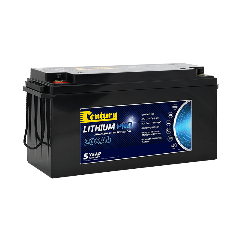 C12200XLi Century 200AH Lithium Deep Cycle Battery World