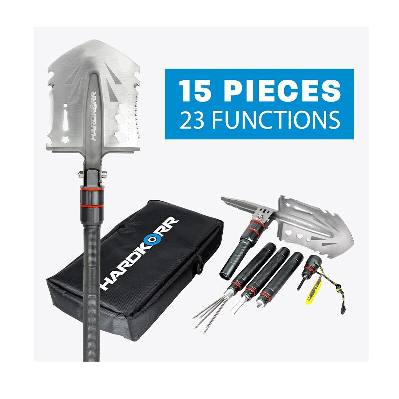 Hardkorr 15 Piece MultiTool Shovel Battery World