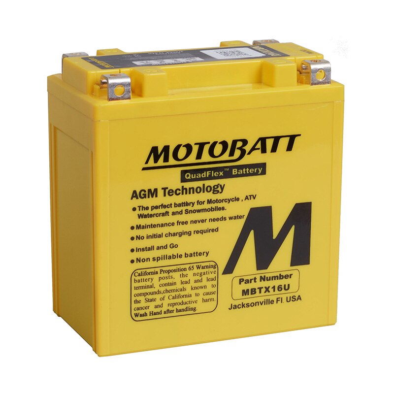 MBTX16U 12V Motobatt Battery Battery World