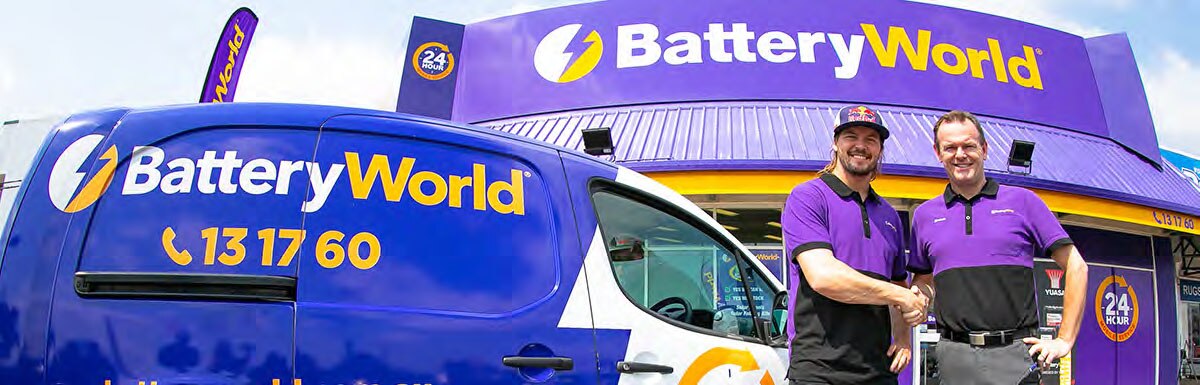 Battery World Toby Price Sponsorship