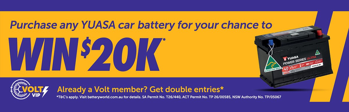 Buy a battery, win $20,000