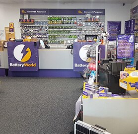Battery World Enoggera Store Counter