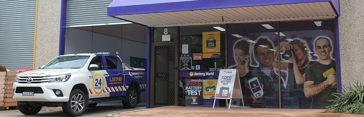 Battery World Campbelltown Store Front