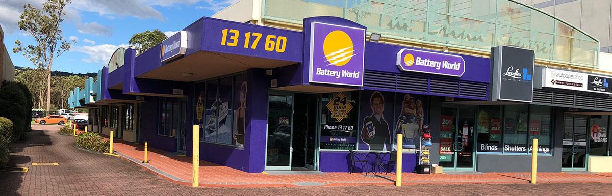 Battery World Erina Store Front