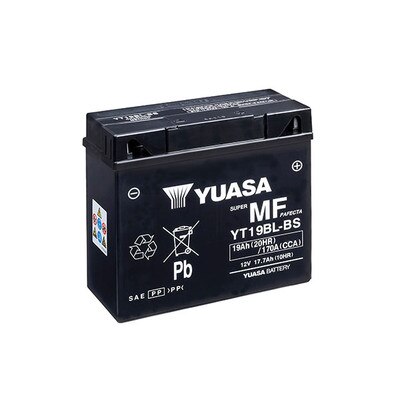 YT19BL-BS Yuasa Motorcycle Battery - Battery World