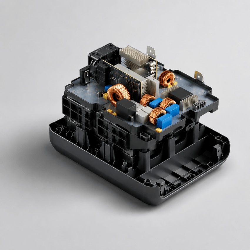 Inside a DJI portable power station