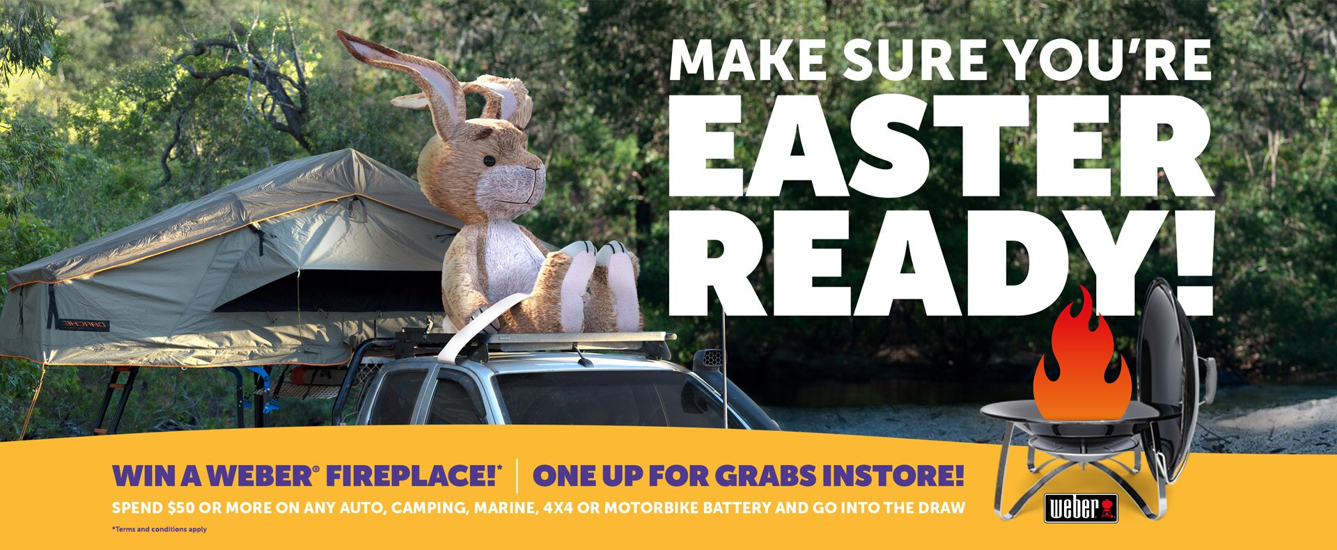 Win a weber firepit!