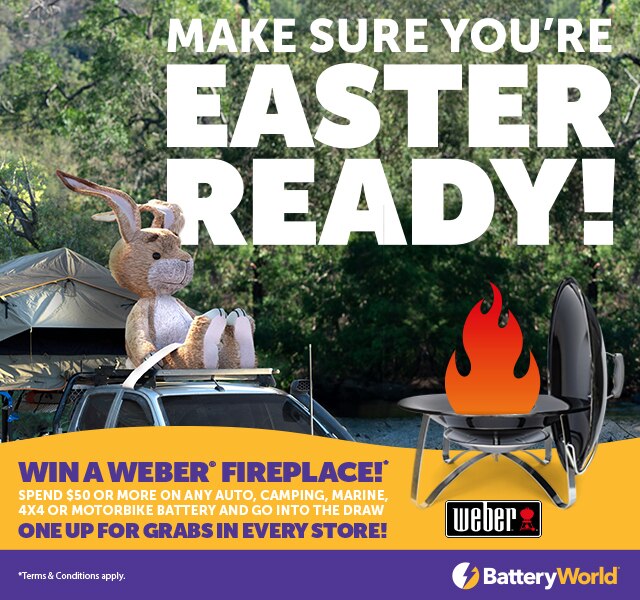 Win a weber firepit!