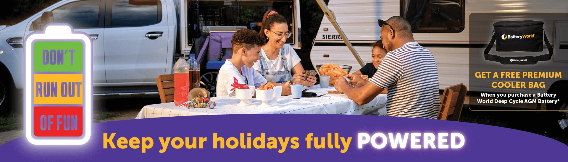 Keep your holidays powered!