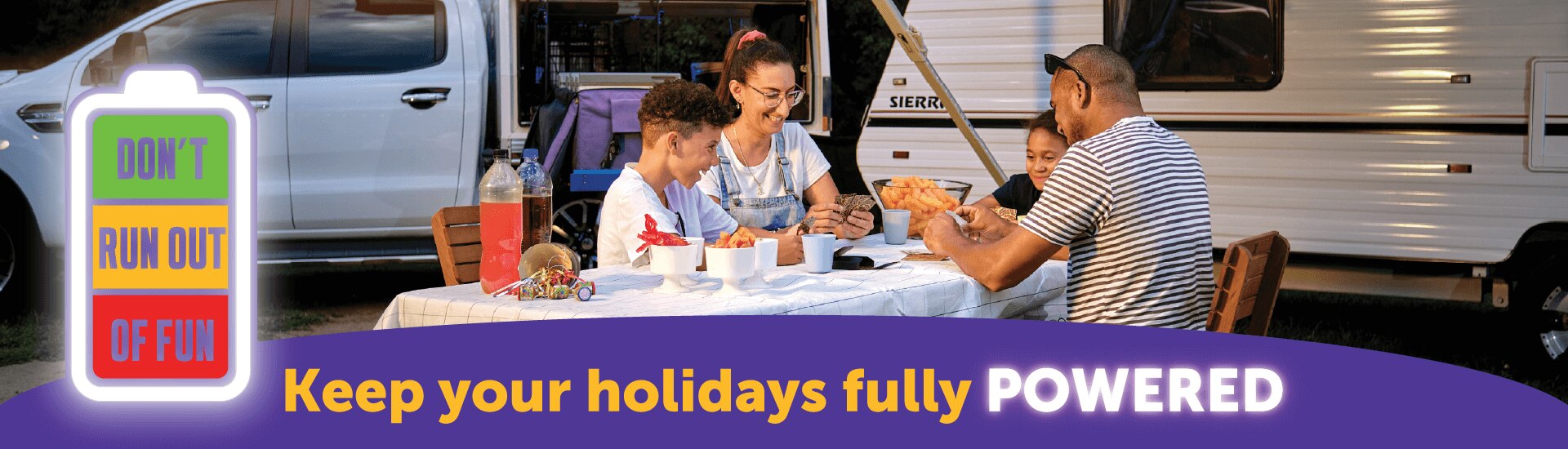 Keep your holidays fully powered!
