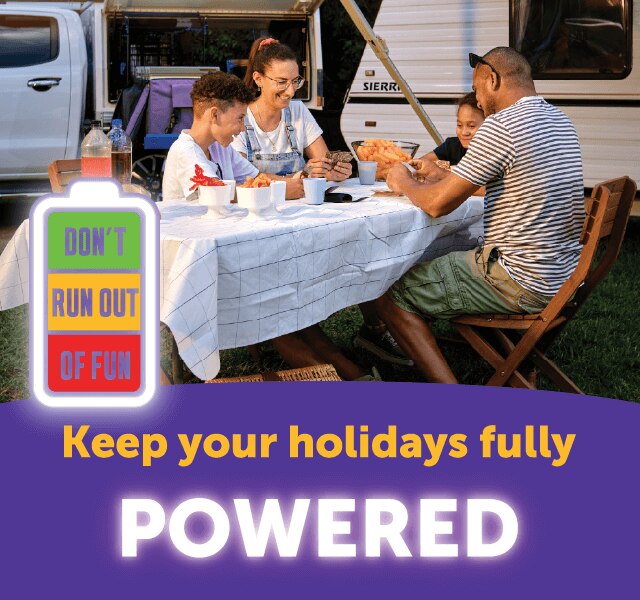 Keep your holidays fully powered!