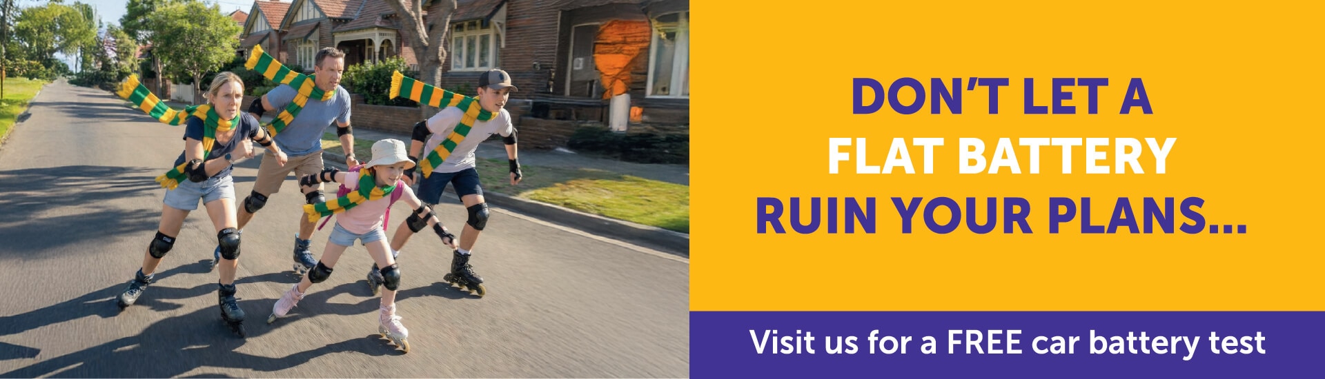 Don't let a flat battery ruin your plans