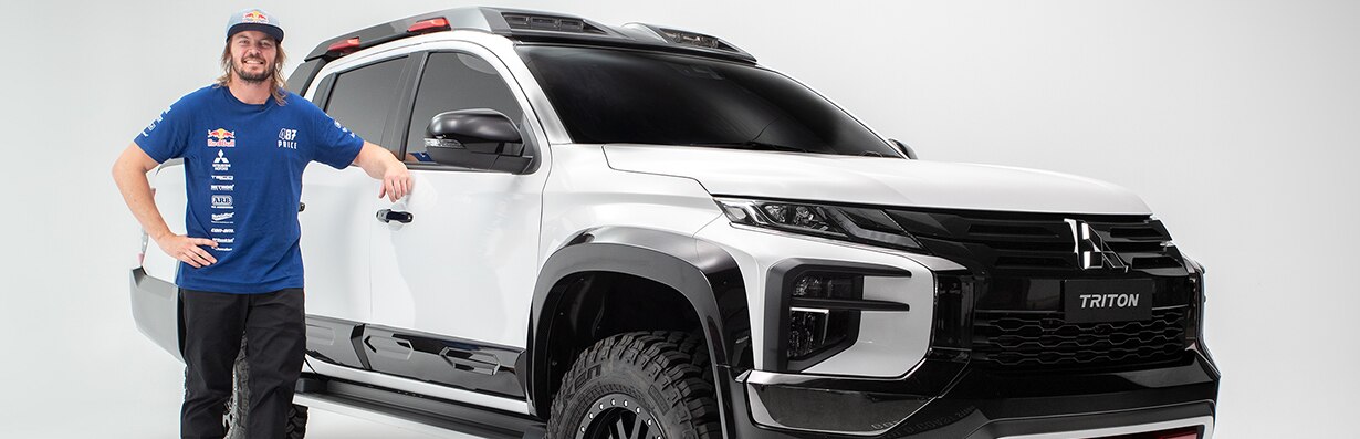Toby Price Unveils World-First Mitsubishi Triton Inspired Trophy Truck