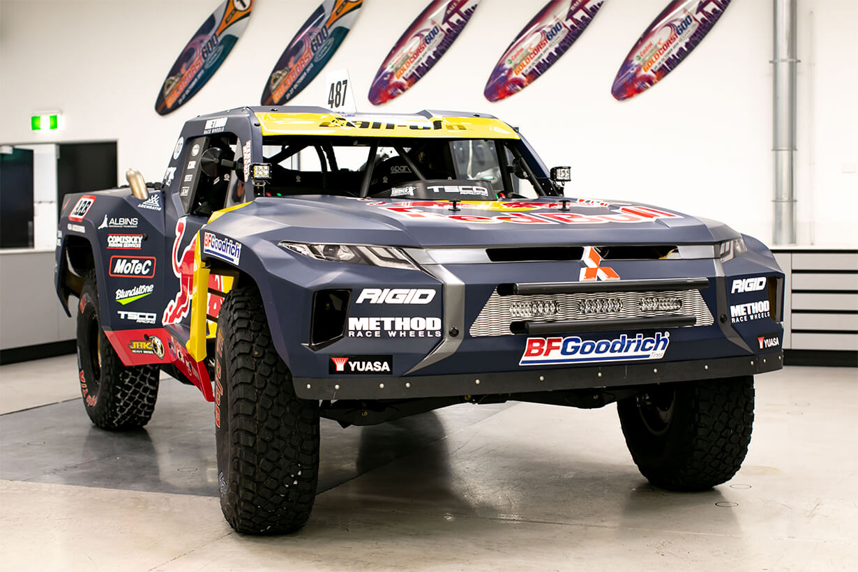 Toby Price Unveils World First Mitsubishi Triton Trophy Truck