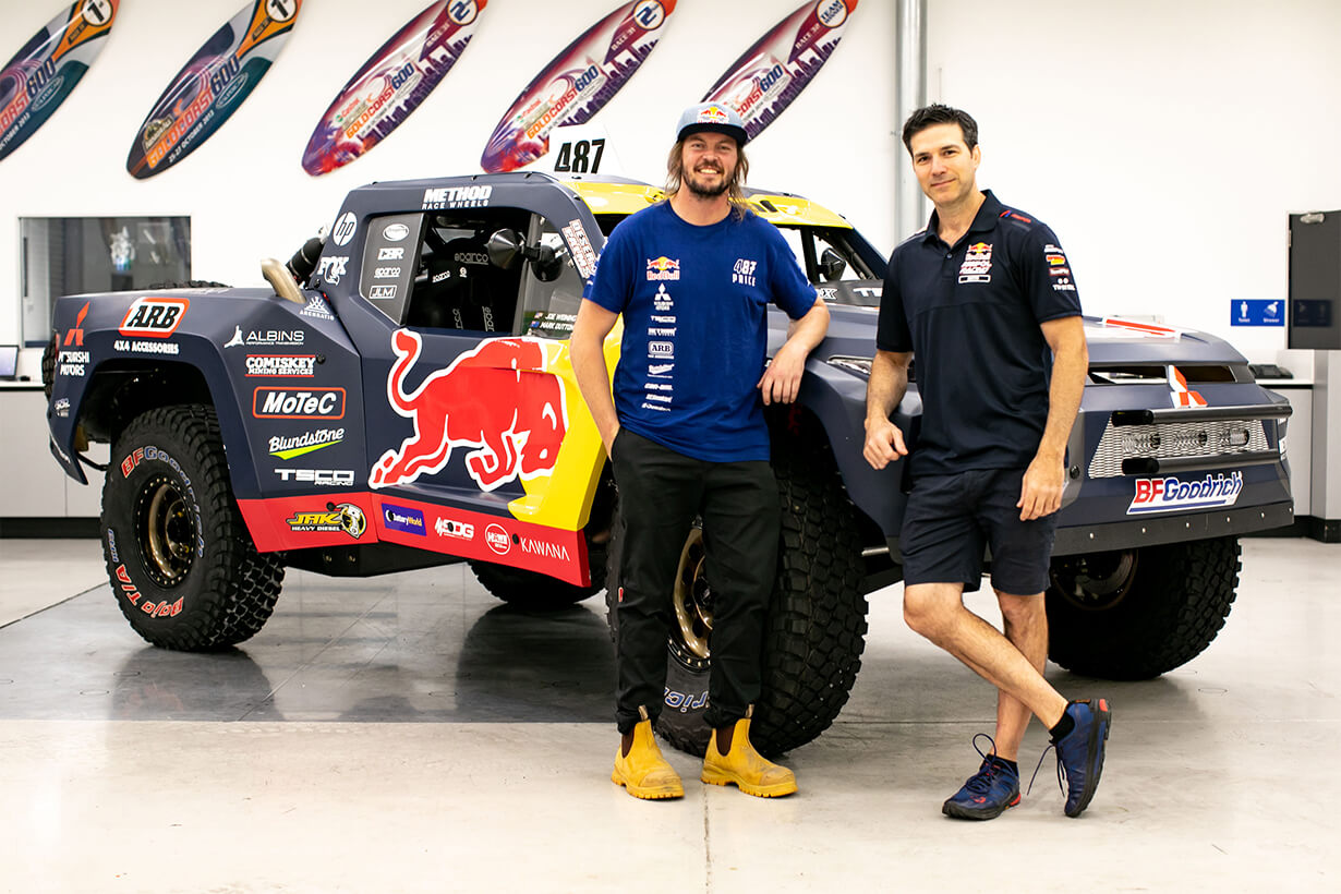 Toby Price Unveils World First Mitsubishi Triton Trophy Truck