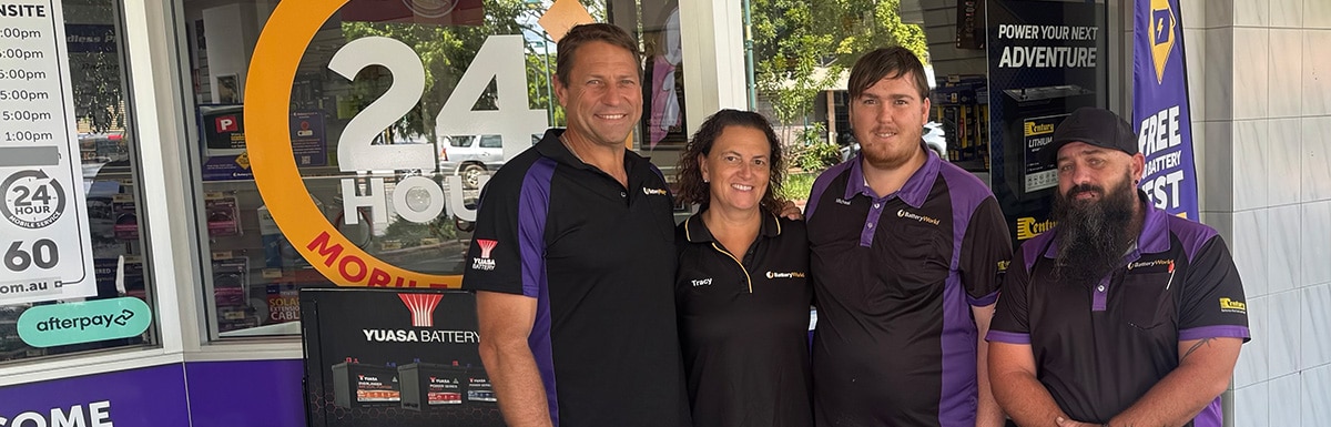 The team at Battery World Bundaberg